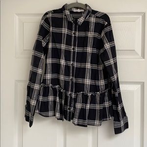 Rockets of Awesome Girls Plaid Shirt